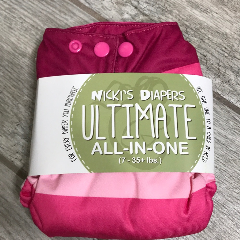 New Nicki’s Ultimate All-In-One cloth diapers